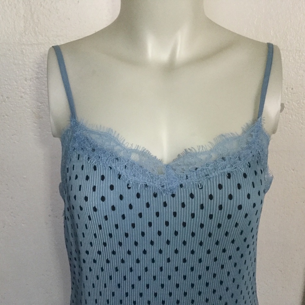 Free People Black Dot Night Gown - Picture 4 of 6